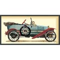 Empire Art Direct Empire Art Direct DAC-005-2548B Antique Automobile No.1 - Dimensional Art Collage Hand Signed by Alex Zeng Framed Graphic Wall Art DAC-005-2548B